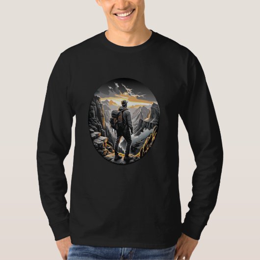 T-shirt Aventure Attend : Mountain Explorer (Devant)