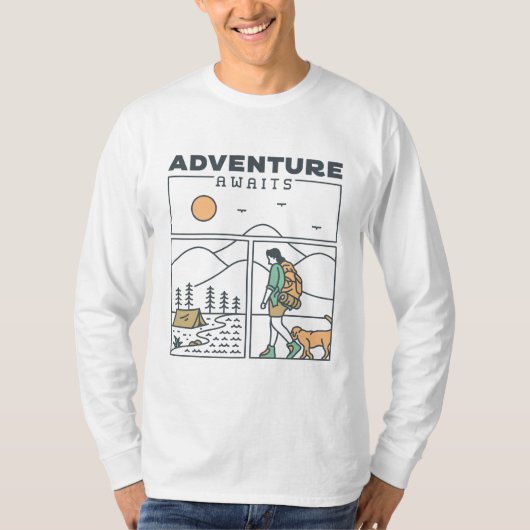 T-shirt Aventure Attente 1 (Devant)