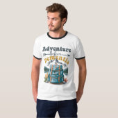 T-shirt Aventure avant la démence - camping amusant (Devant entier)