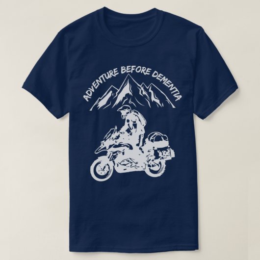 T-shirt Aventure avant la démence Funny Mountain Adventure (Design devant)