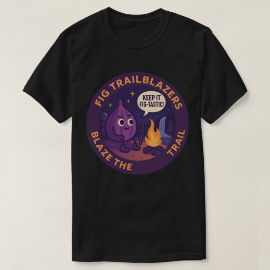 T-shirt Aventure de camping fig-tastique (Design devant)