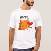 T-shirt Aventure de camping sauvage esthétique (Devant)