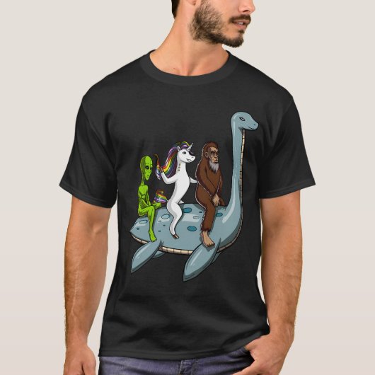 T-shirt Aventure de cryptozoologie (Devant)