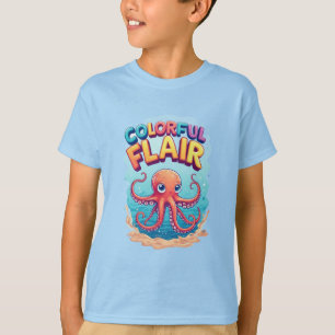 T-shirt 🐙 Aventure de pieuvre sous-marine océanique 🐙