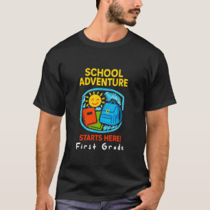 T-shirt Aventure de première année Élèves de 1re année, en