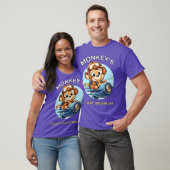 T-shirt Aventure de vol de singe (Unisexe)