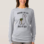 T-shirt Aventure drôle d'alpaga que vous dites ? Alpaga (Devant)