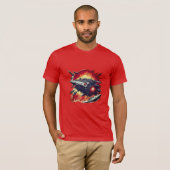 T-shirt Aventure en vaisseau spatial (Devant entier)