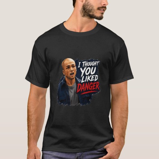 T-shirt Aventure et danger  (Devant)