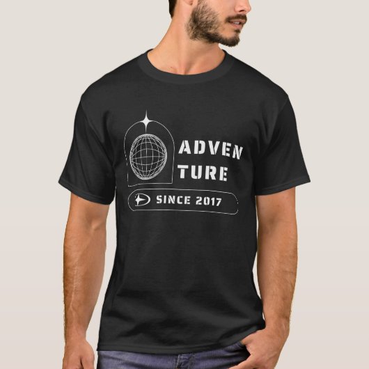 T-shirt Aventure Explorateur Voyage 2017 (Devant)