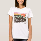 T-shirt Aventure Explorez Plus De Souci Moins (Devant)