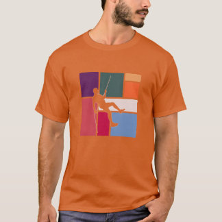 T-shirt Aventure familiale d'escalade de rochers vintage