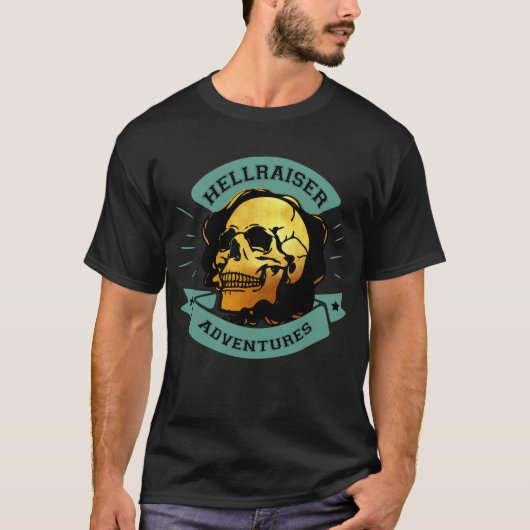 T-shirt Aventure Gilded Skull Hellraiser (Devant)