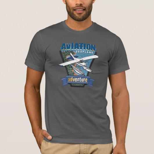 T-shirt Aventure hydravion (Devant)