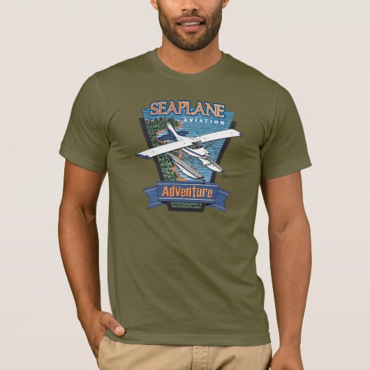 T-shirt Aventure hydravion (Devant)