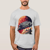 T-shirt Aventure intemporelle : Steampunk Odyssey (Devant)