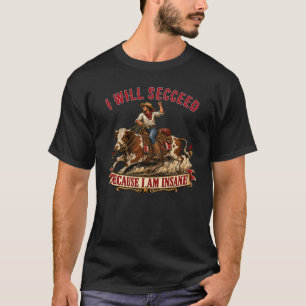 T-shirt Aventure intrépide de rodéo de vache de cowgirl sa