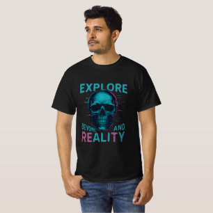 T-shirt aventure l'inconnu à court et explorer