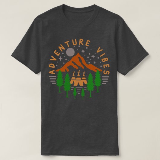 T-shirt aventure nature (Design devant)