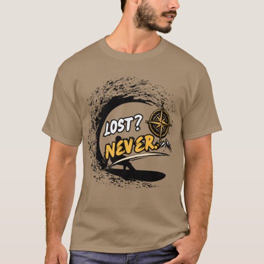 T-Shirt Aventure Never Lost (Devant)