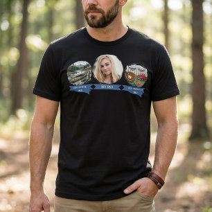 T-shirt Aventure Papa Américain Photo