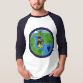 T-shirt aventure pêche en direct (Devant)