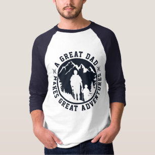 T-shirt Aventure Père & Fils FÊTE DES PÈRES Marine