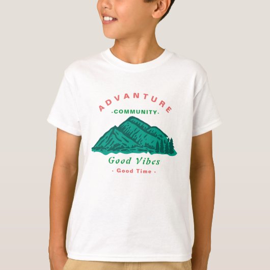 T-shirt Aventure pour enfants (Devant)