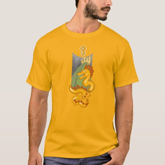 T-shirt Aventure Quest Retro Pixel Classic Tee (Devant)