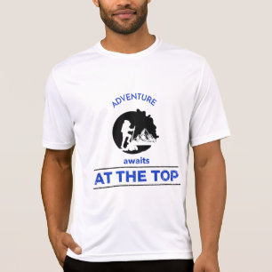 T-shirt Aventure Randonnée, Adventure Await at the Top