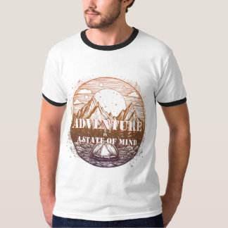 T-shirt Aventure Randonnée, Aventure est un état d'esprit