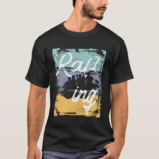 T-shirt Aventure vintage de Rafting (Devant)