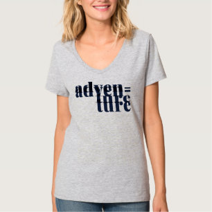 T-shirt Aventure Voyage et Nature Lover Conception de text