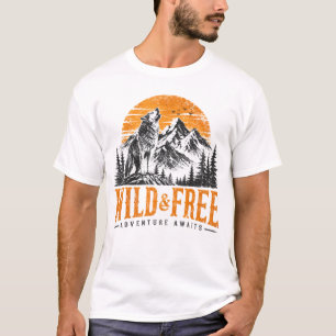 T-Shirt Aventure Wolf Mountain Parc National