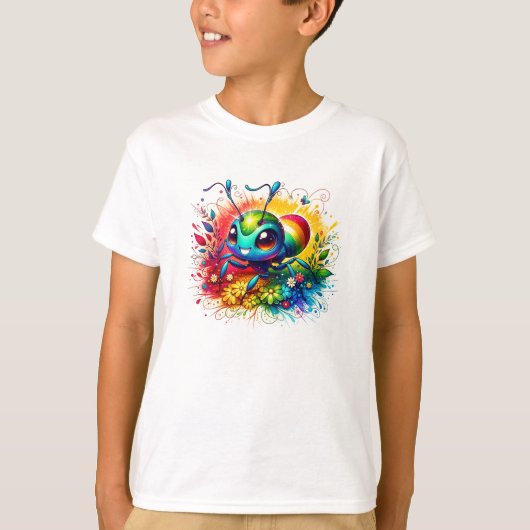 T-shirt Aventures anti-tastiques : Un arc-en-ciel de plais (Devant)