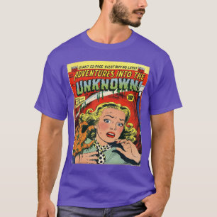 T-shirt Aventures Dans l'Inconnu Horreur Vintage Thriller