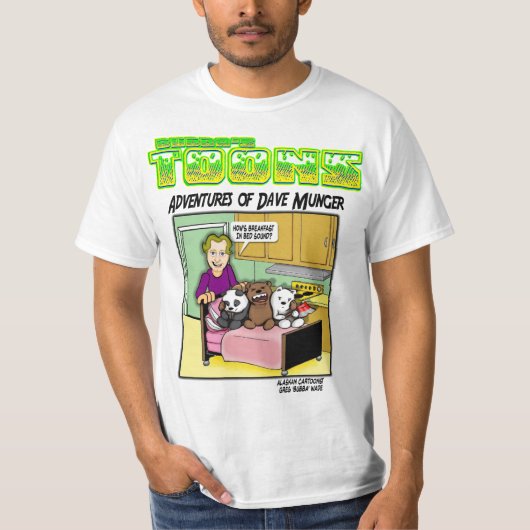T-SHIRT AVENTURES DE DAVE MUNGER (Devant)