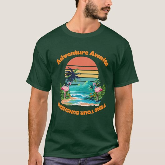 T-shirt Aventures d'été  (Devant)