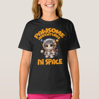 T-shirt Aventures Géniales Dans L'Espace Enfants