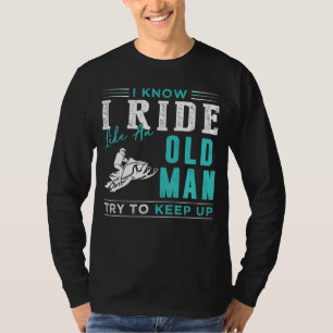 T-shirt Aventurier de neige intemporel : Je sais que je fa