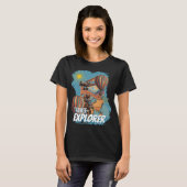 T-shirt Aventurière Exploratrice en Formation Fille (Devant entier)