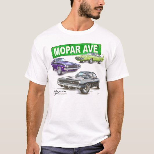 T-shirt Avenue de MOPAR (Devant)