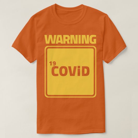 T-shirt avertissement (Design devant)