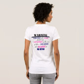T-shirt Avertissement (Dos entier)
