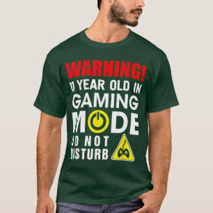 T-shirt Avertissement 11 ans en mode jeu Cadeau pour joueu