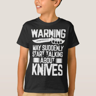 T-shirt Avertissement aux hommes : peuvent soudainement co