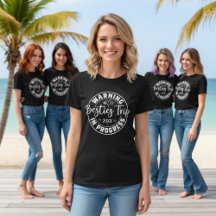 Avertissement Besties Voyage en cours Blanc sur No