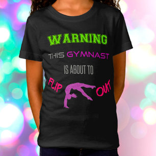 T-Shirt Avertissement Cette Gymnaste Est Sur Le Point De S