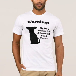 T-shirt Avertissement Chien