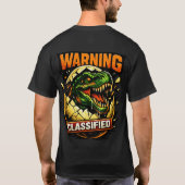 T-SHIRT 'AVERTISSEMENT CLASSIFIÉ' (Dos)